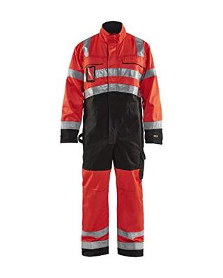 Blåkläder Overall High-Vis 63731804 High-Vis | High-Vis Rood/Zwart | Maat 60 - 7330509377222