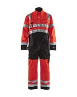 Blåkläder Overall High-Vis 63731804 High-Vis | High-Vis Rood/Zwart | Maat 60 - 7330509377222 - thumbnail