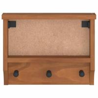 Wandkapstok SANDNES 45x12x35 cm massief grenenhout - thumbnail
