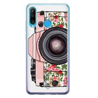 Huawei P30 Lite siliconen telefoonhoesje - Hippie camera - thumbnail