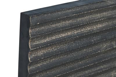 Wanddecoratie DKD Home Decor Zwart Gouden Glamour Modern Hout MDF (91 x 3 x 91 cm)