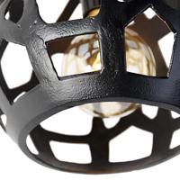 QAZQA Industriële plafondlamp zwart - Bobby - thumbnail