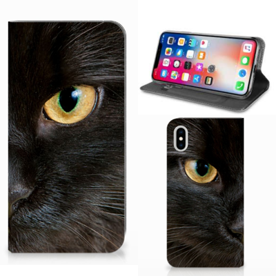 Apple iPhone Xs Max | Hoesje maken | Zwarte Kat