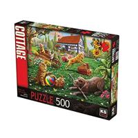 Legpuzzel honden en katten 500 stukjes - thumbnail