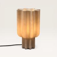 Tafellamp Gessari - Prachtig model van geplooid glas met bijzondere vormen, voor binnen - Zonder lichtbron - thumbnail