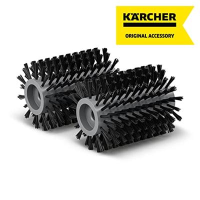 Kärcher Home & Garden 2.644-340.0 Kärcher - Rollenbürste - für Steinoberflächen, Platten (Packung mit 2) Borstelrol