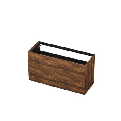 INK - Onderkast 2 Laden Push To Open 65cm Hout Decor - 1200x450x650 Mm - Noten