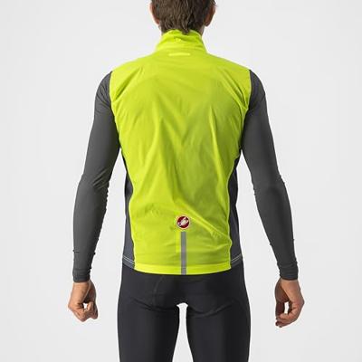 Castelli Squadra stretch mouwloos vest groen/geel heren L