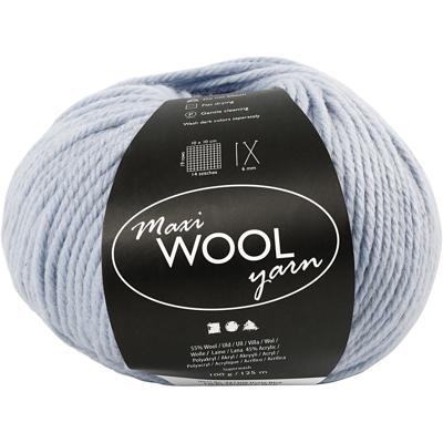 Creativ Company Wolgaren, l: 125 m, zacht blauw, 100 gr/ 1 bol