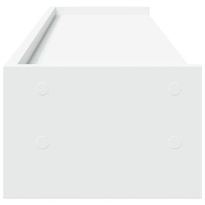 VidaXL Monitorstandaard 100x24x16 cm bewerkt hout wit