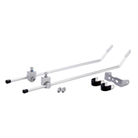 Buzaglo White label bevestigingsset achterdrager zilver - thumbnail