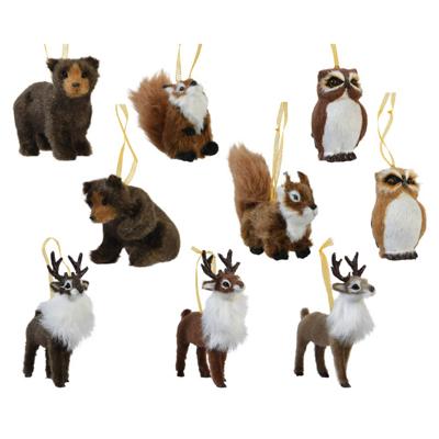 Dieren plastic l3b12h9.5 cm a9 kerst Decoris - Decoris