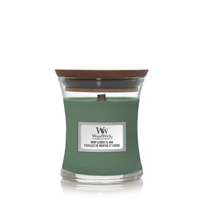 Woodwick Mint Leaves & Oak Mini Hourglass Candle 0 Woodwick Mint Leaves & Oak Mini Hourglass Candle 0