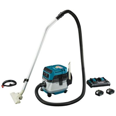 Makita DVC860LPT2 Hybride Nat- en Droogstofzuiger 2x18V /230V 5.0Ah