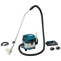 Makita DVC860LPT2 Hybride Nat- en Droogstofzuiger 2x18V /230V 5.0Ah - thumbnail