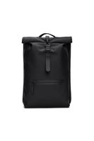 Rains Rolltop Rucksack W3 - Zwart - thumbnail