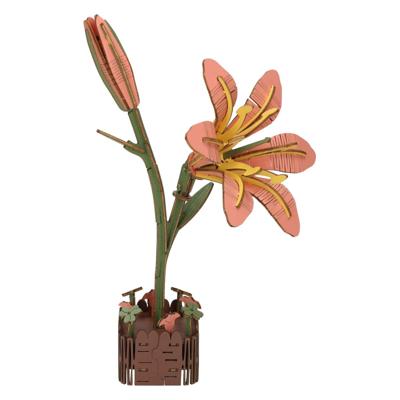 Houten 3D Bouwpakket Lelie - 71dlg.