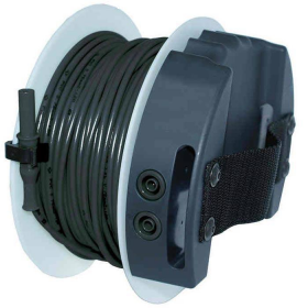 Benning TA 5 Veiligheidsmeetsnoer Banaanstekker 4 mm Bus 4 mm 40.00 m Zwart 1 stuk(s)