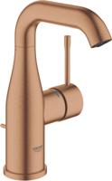 GROHE Essence New Wastafelkraan Opbouw - uitloop 11.4cm - M-size - hoge draaibare uitloop - waste - EcoJoy - brushed warm sunset 23462dl1 - thumbnail