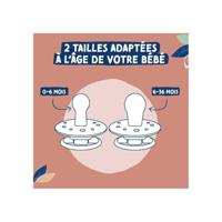 Fopspeen Dodie (2 Onderdelen) (2 Stuks) - thumbnail