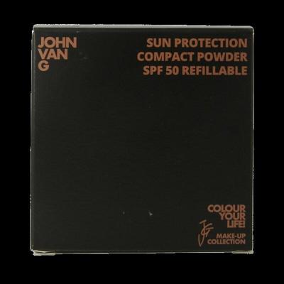 John van G Sun protection compact powder SPF50 refill 45 1 Stuks John van G Sun protection compact powder SPF50 refill 45 1 Stuks