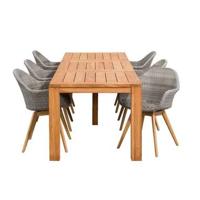 Le Sud tuinset Abruzzo Antibes - grijs - 7-delig - thumbnail