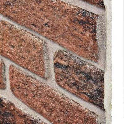 Wandpanelen 11 st 3D donkerbruine baksteen EPS