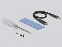 Delock 42600 M.2 NVMe externe behuizing USB 3.1 Type-C - thumbnail