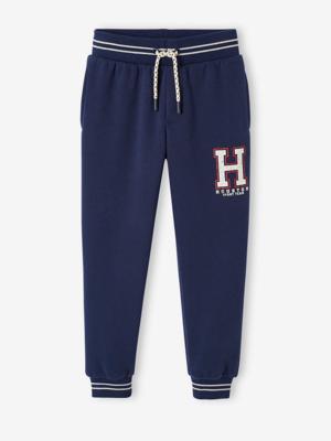 Sport joggingbroek van molton jongens marineblauw Sport joggingbroek van molton jongens marineblauw