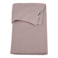 Meyco baby ledikantdeken Mini relief GOTS 100x150 cm lila - thumbnail