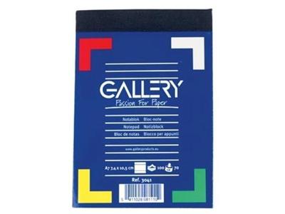 Gallery notitieblok, ft a7, gelijnd (100 vel)