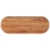 Tafelblad ovaal 140x50x3,8 cm massief acaciahout - thumbnail