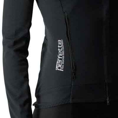 Castelli Perfetto RoS 2 lange mouw fietsjack light black dames M Castelli Perfetto RoS 2 lange mouw fietsjack light black dames M