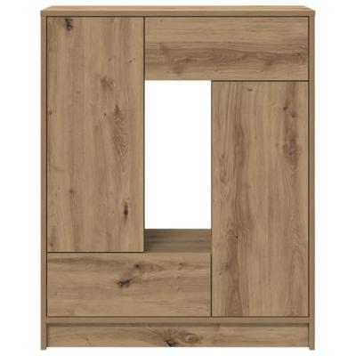 Dressoir met lades en deuren 73x31x90 cm ambachtelijk - thumbnail