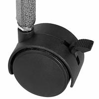 VidaXL Vogelkooi met dak staal zwart 66x66x155 cm - thumbnail