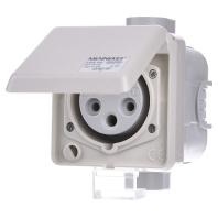 MENNEKES Mennekes 4125 CEE-wandcontactdoos 16 A 5-polig 400 V 1 stuk(s) - thumbnail