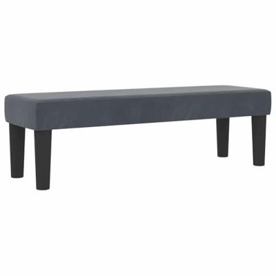 Boxspring bed met matras Donkergrijs 200 x 200 cm Fluweel