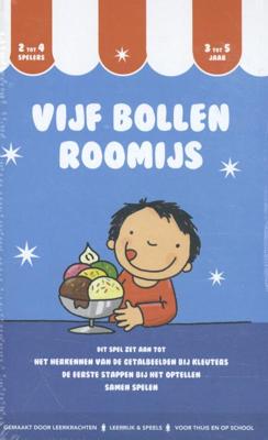 Baeckens Books nv Spelboek 0   Vijf bollen roomijs 2 tot 4 spelers 3 tot 5 jaar