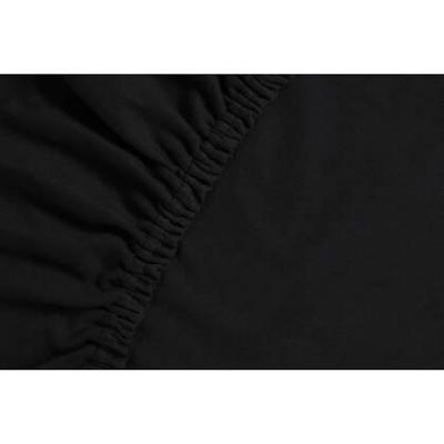 Ambiante Katoen - Splittopper Hoeslaken - 160x200|210 - Zwart