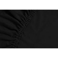 Ambiante Katoen - Splittopper Hoeslaken - 160x200|210 - Zwart - thumbnail