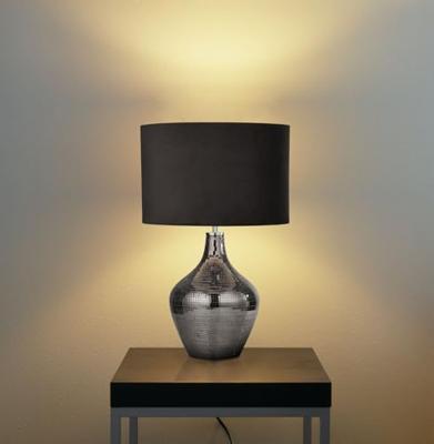Searchlight Landelijke schemerlampTable 30cm mozaik met bruin - EU3847SM - thumbnail