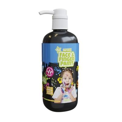 Boti Natural face & fingerpaint fles met pompje - zwart, 1l