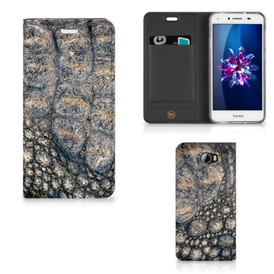 Huawei Y5 2 | Y6 Compact | Hoesje maken | Krokodillenprint Huawei Y5 2 | Y6 Compact | Hoesje maken | Krokodillenprint