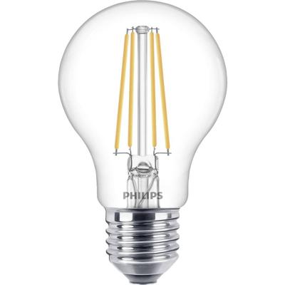 Philips LED Lamp Transparant - 60 W - E27 - warmwit licht