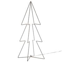 Kerstverlichting Boom 3D zwart / koperdraad 90 LED classic 91 cm met timer Anna's collection - Annas collection - thumbnail