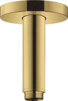 Hansgrohe plafondbevestiging S 100 mm, Polished Gold Optic - thumbnail