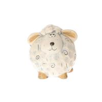 HBX Natural Living Deco schaap bolli 8,5x8,5xh9,5cm wit - thumbnail