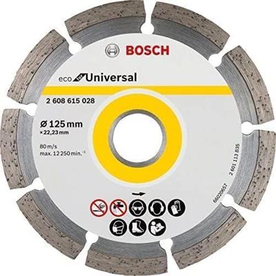 Bosch Accessories 2608615028 2608615028 Diamanten doorslijpschijf 125 mm 1 stuk(s) Beton, Baksteen, Kalksteen, Dakpan