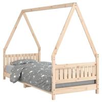 Kinderbedframe 80x200 cm massief grenenhout - thumbnail