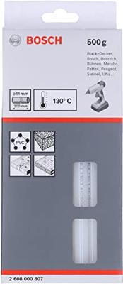 Bosch Accessoires Lijmsticks lage temperatuur Ø11 200mm, 500g - 2608000807